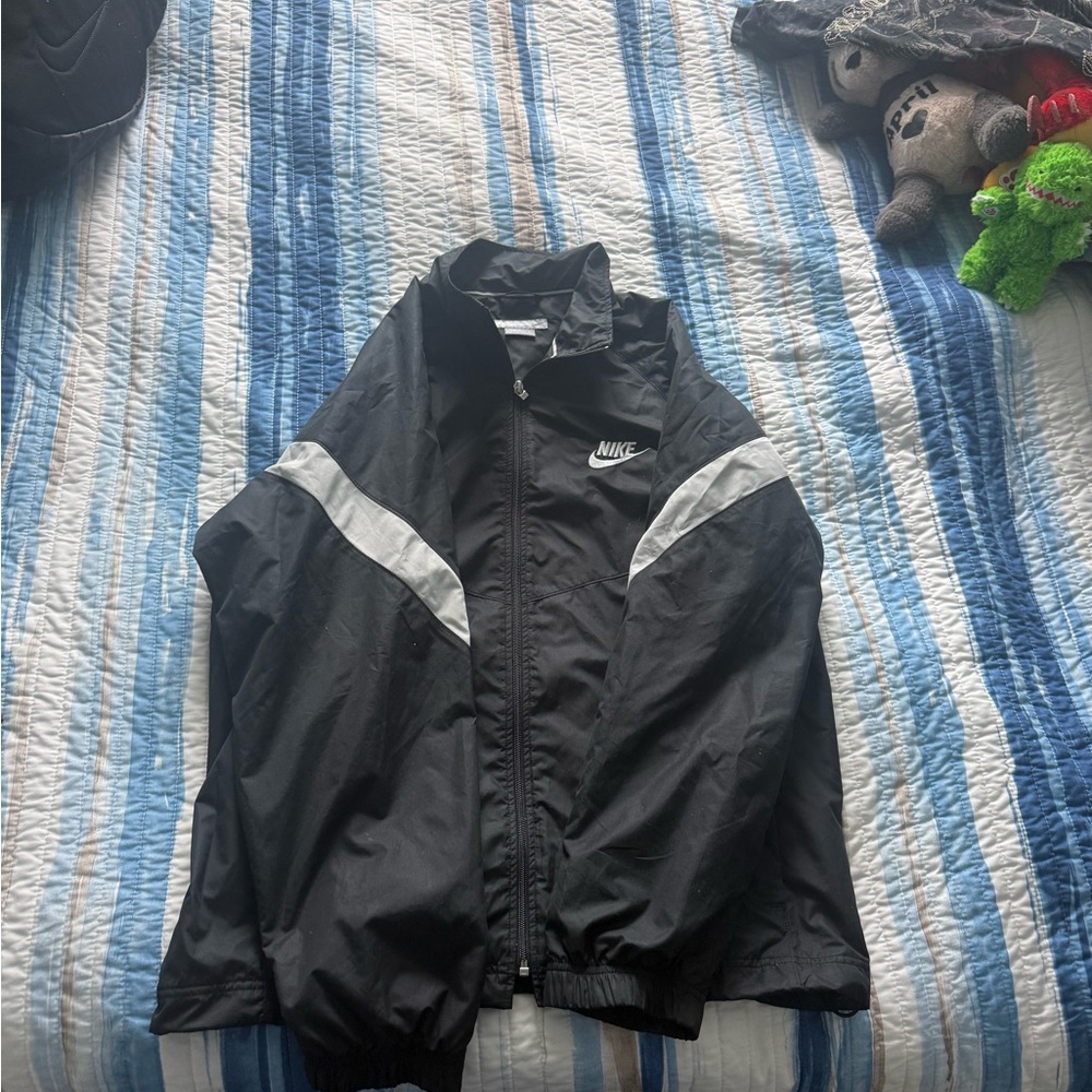 Nike Black and White Lightweight Jacket